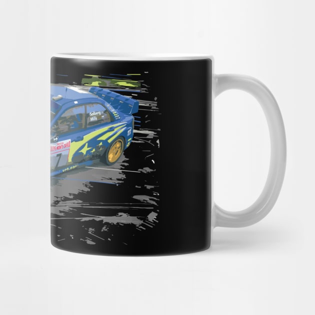 WRX STI blobeye gdb rally blue pearl solberg dirt by cowtown_cowboy